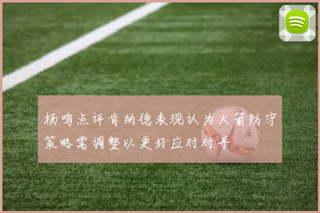 杨鸣点评肯纳德表现认为火箭防守策略需调整以更好应对对手